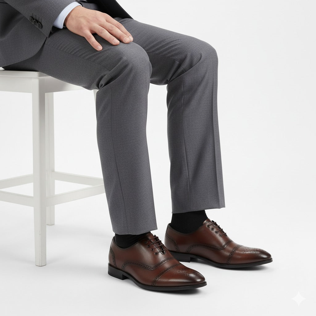 The Leather Brogue Oxford