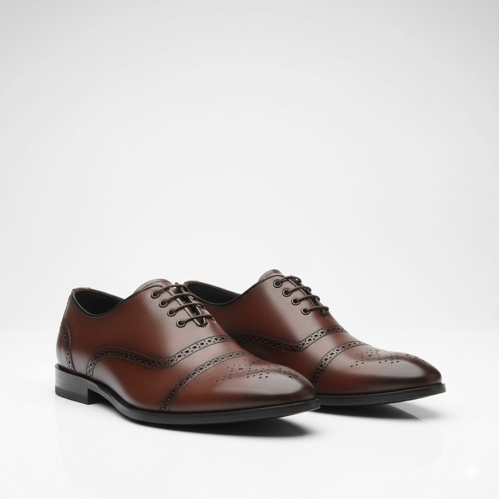 The Leather Brogue Oxford