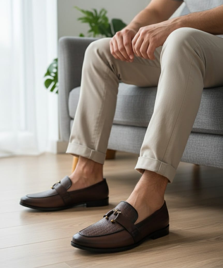The Artisan Brown Loafer with Bee Hardware